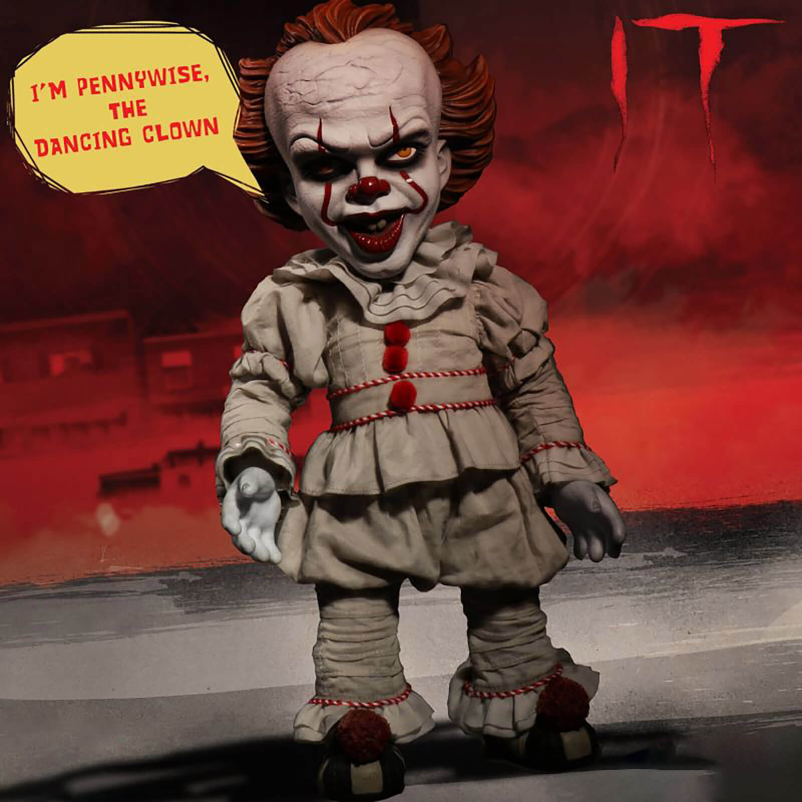 Méga-poupée parlante Grippe-Sou (38 cm), Ça – Mezco