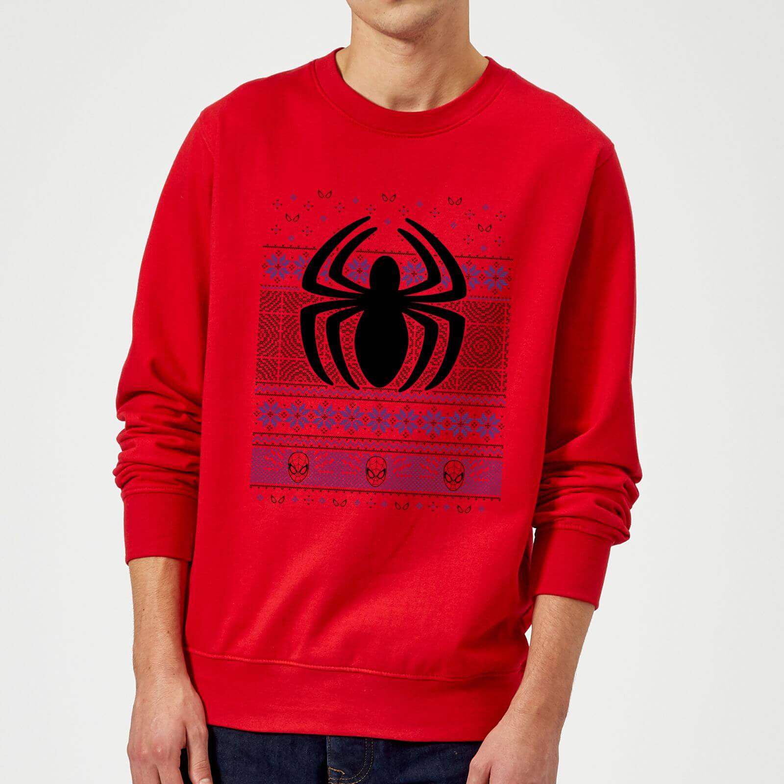 

Marvel Avengers Spider-Man Logo Maglione Natalizio - Rosso - S - Rosso