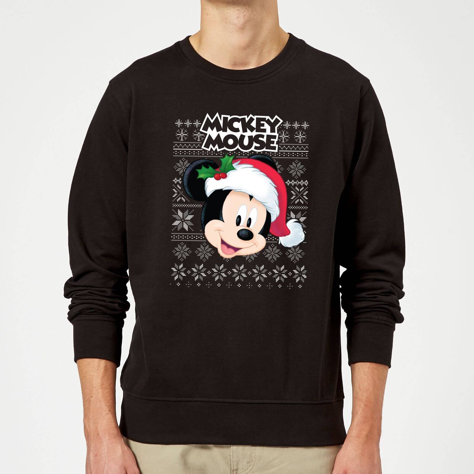 

Pull de Noël Homme Classiques Disney Mickey Mouse - Noir - 5XL - Noir