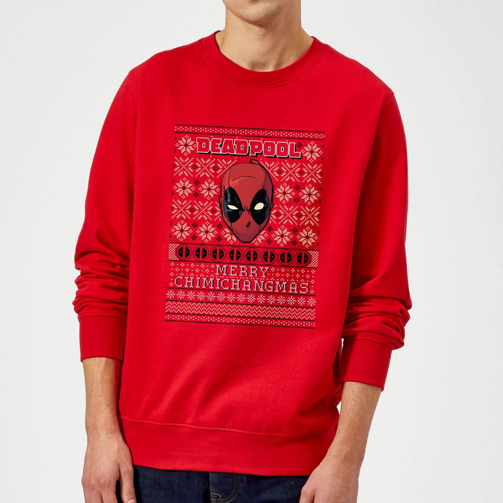 

Marvel Deadpool Maglione Natalizio - Rosso - M