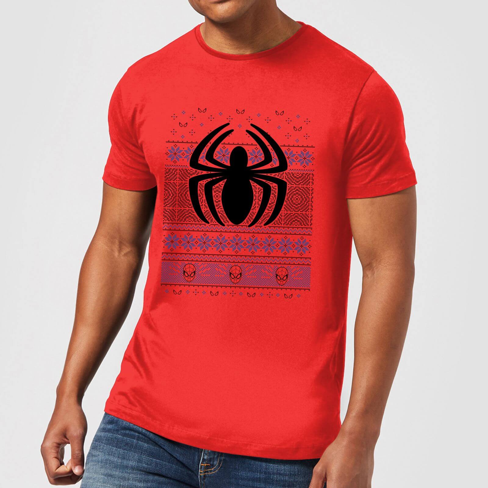 

Pull de Noël Homme Marvel Avengers Spider-Man - Rouge - S