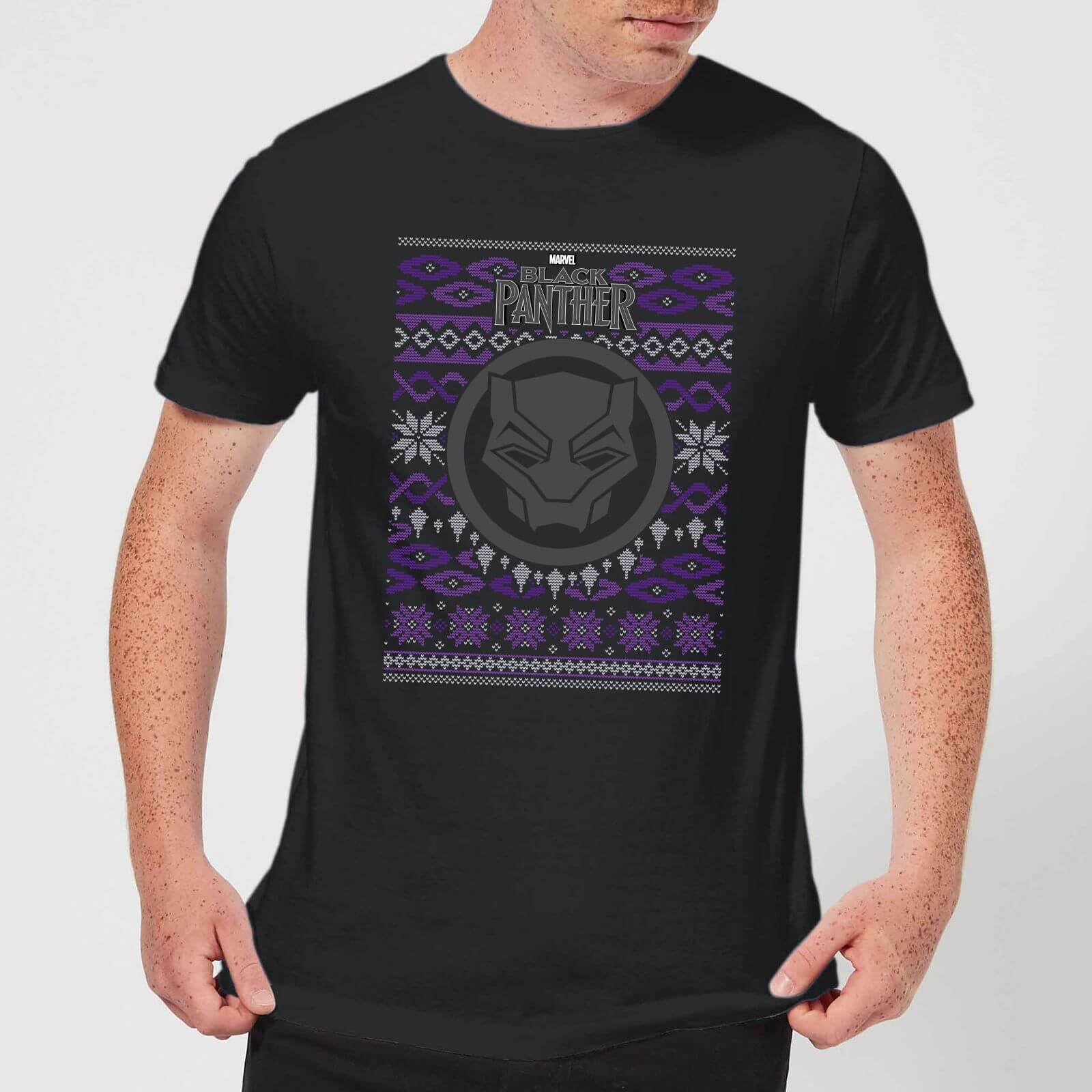 

Marvel Avengers Nero Panther Men's Christmas T-Shirt - Nero - XS