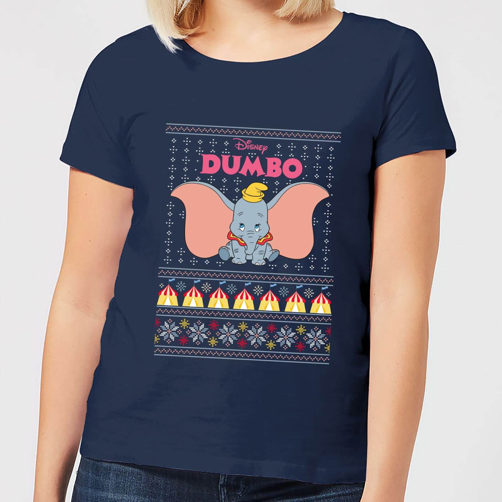 

T-Shirt de Noël Femme Classiques Disney Dumbo - Bleu Marine - S