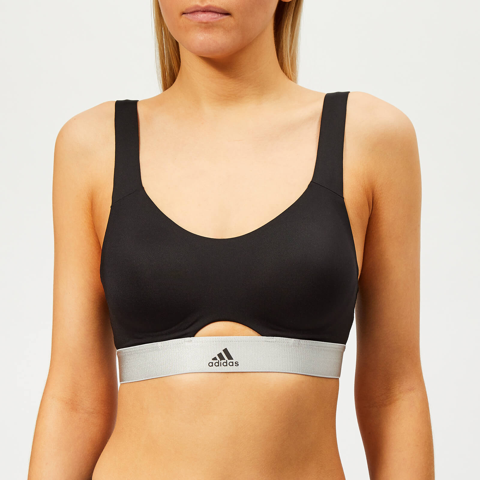 Adidas Women's Stronger for It Soft Bra - Black - 32C - Black
