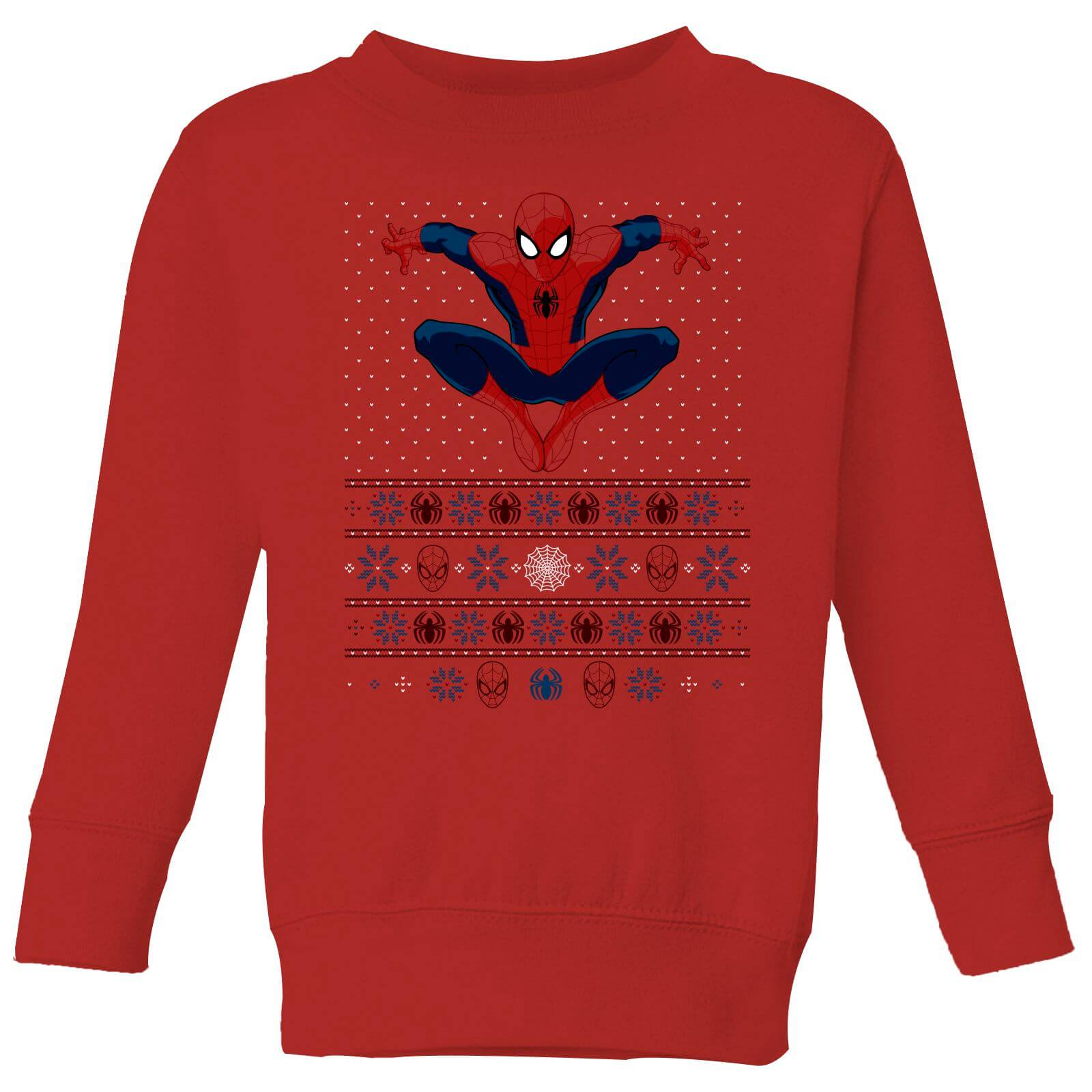 

Marvel Avengers Spider-Man Kids Maglione Natalizio - Rosso - 3-4 Anni