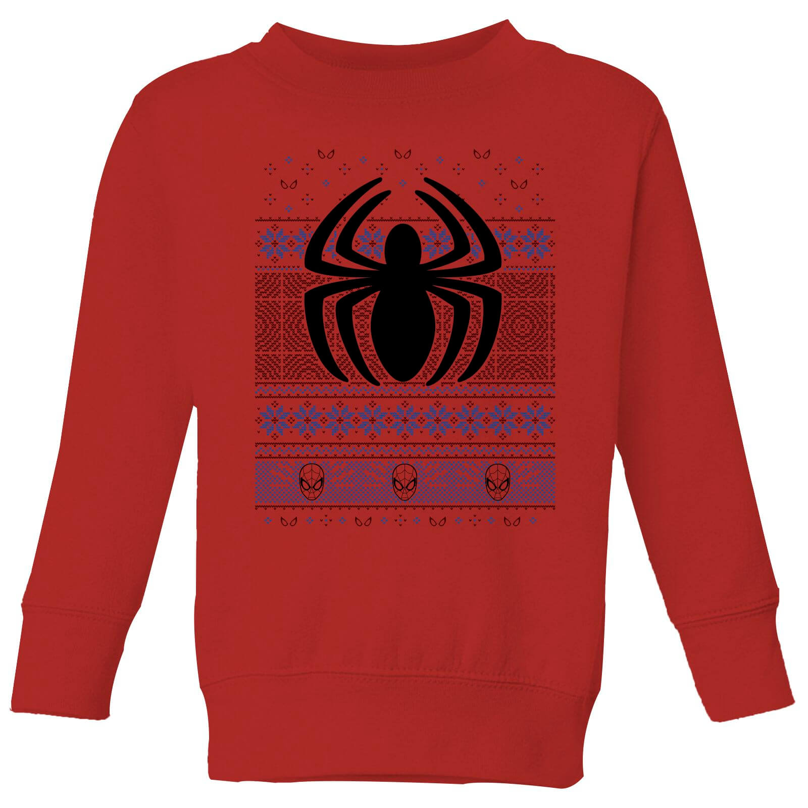 

Marvel Avengers Spider-Man Logo Kids Maglione Natalizio - Rosso - 9-10 Anni