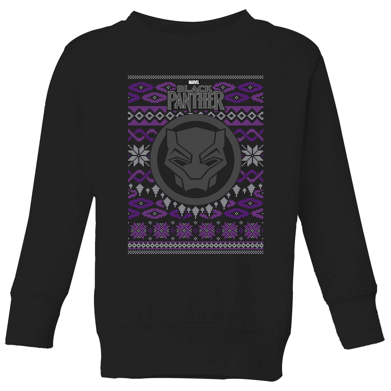 

Marvel Avengers Nero Panther Kids Maglione Natalizio - Nero - 5-6 Anni