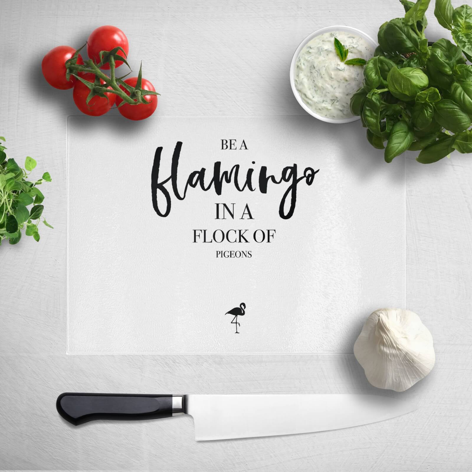 Flamingo Chopping Board