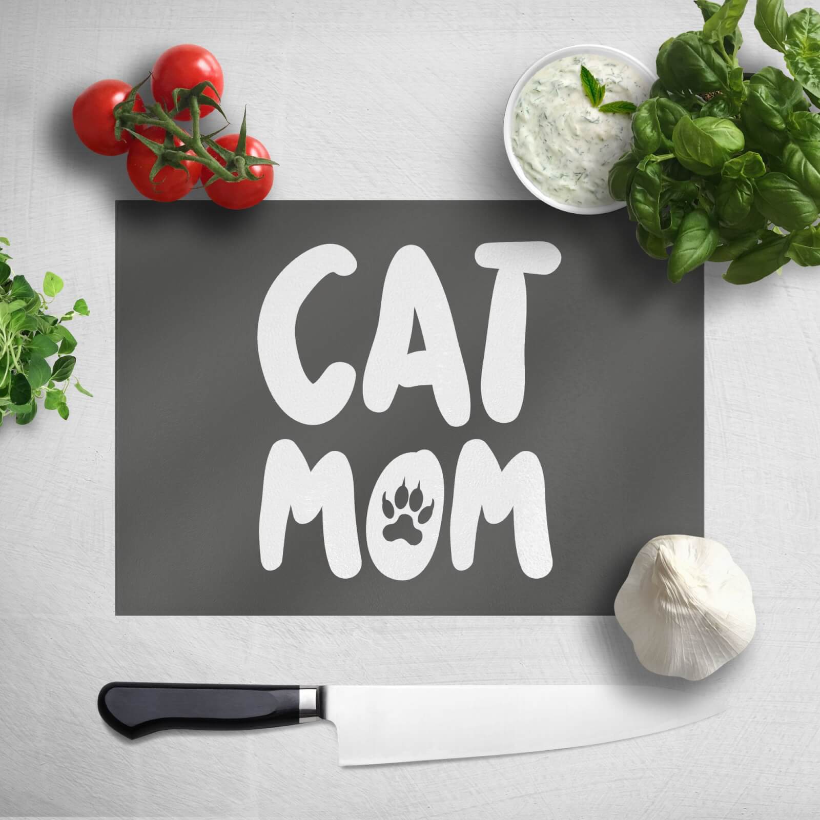 Cat Mom Chopping Board