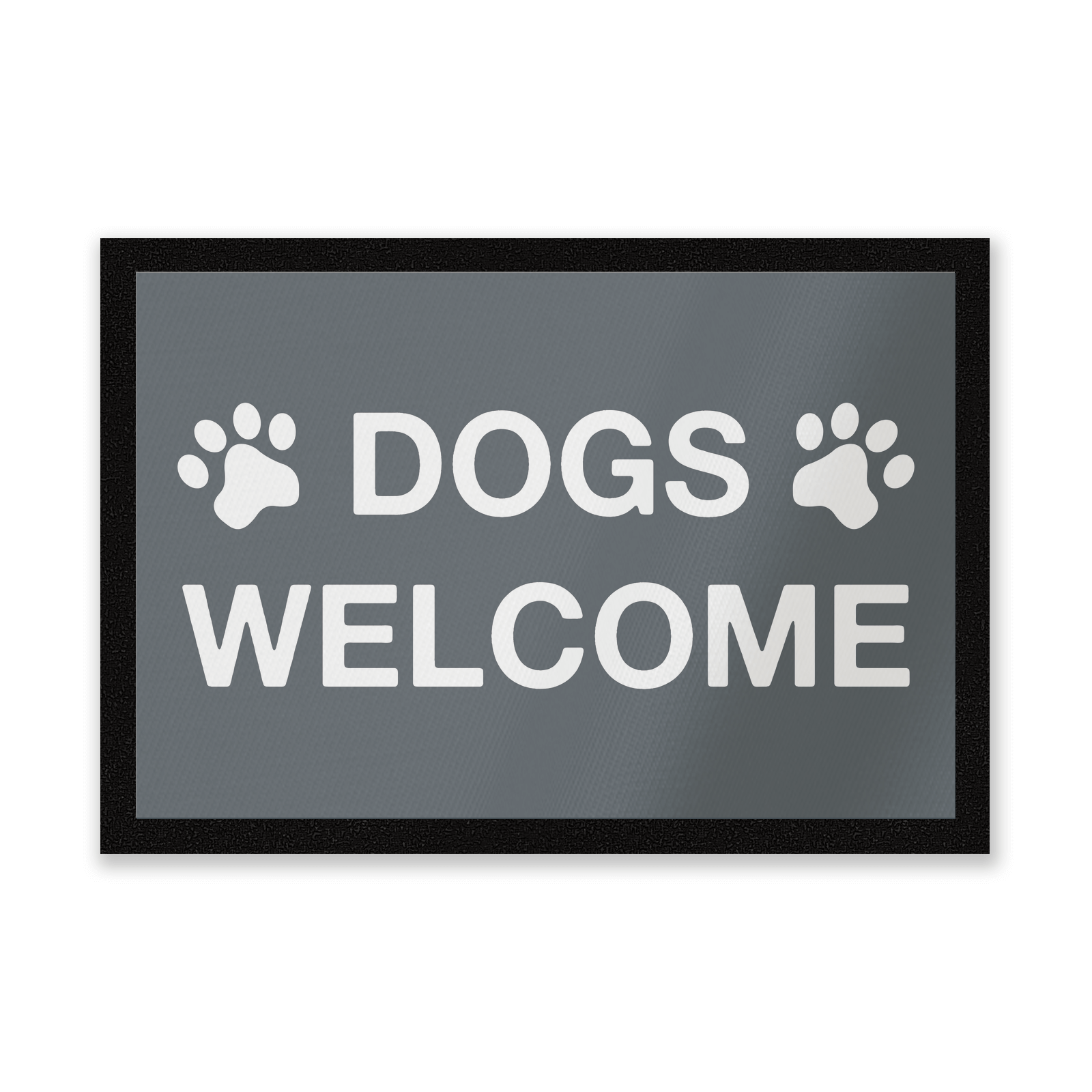 Dogs Welcome Entrance Mat