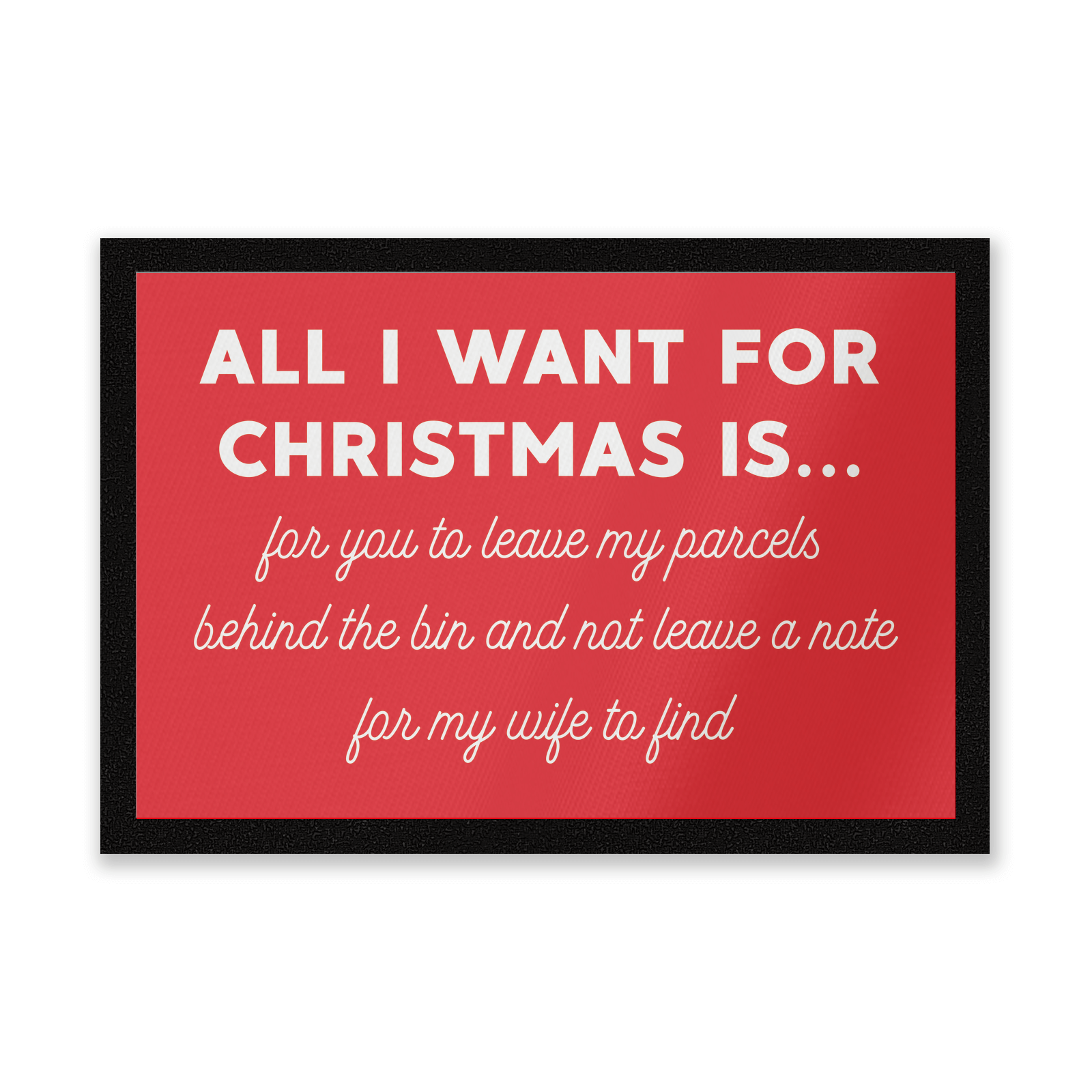 All I Want for Christmas... Entrance Mat