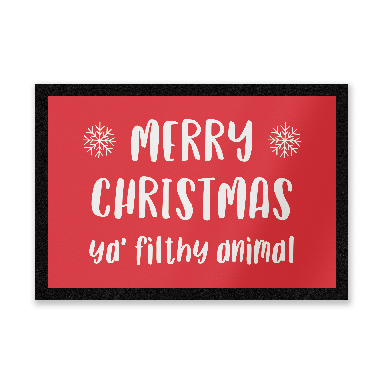 Merry Christmas Ya' Filthy Animal Entrance Mat