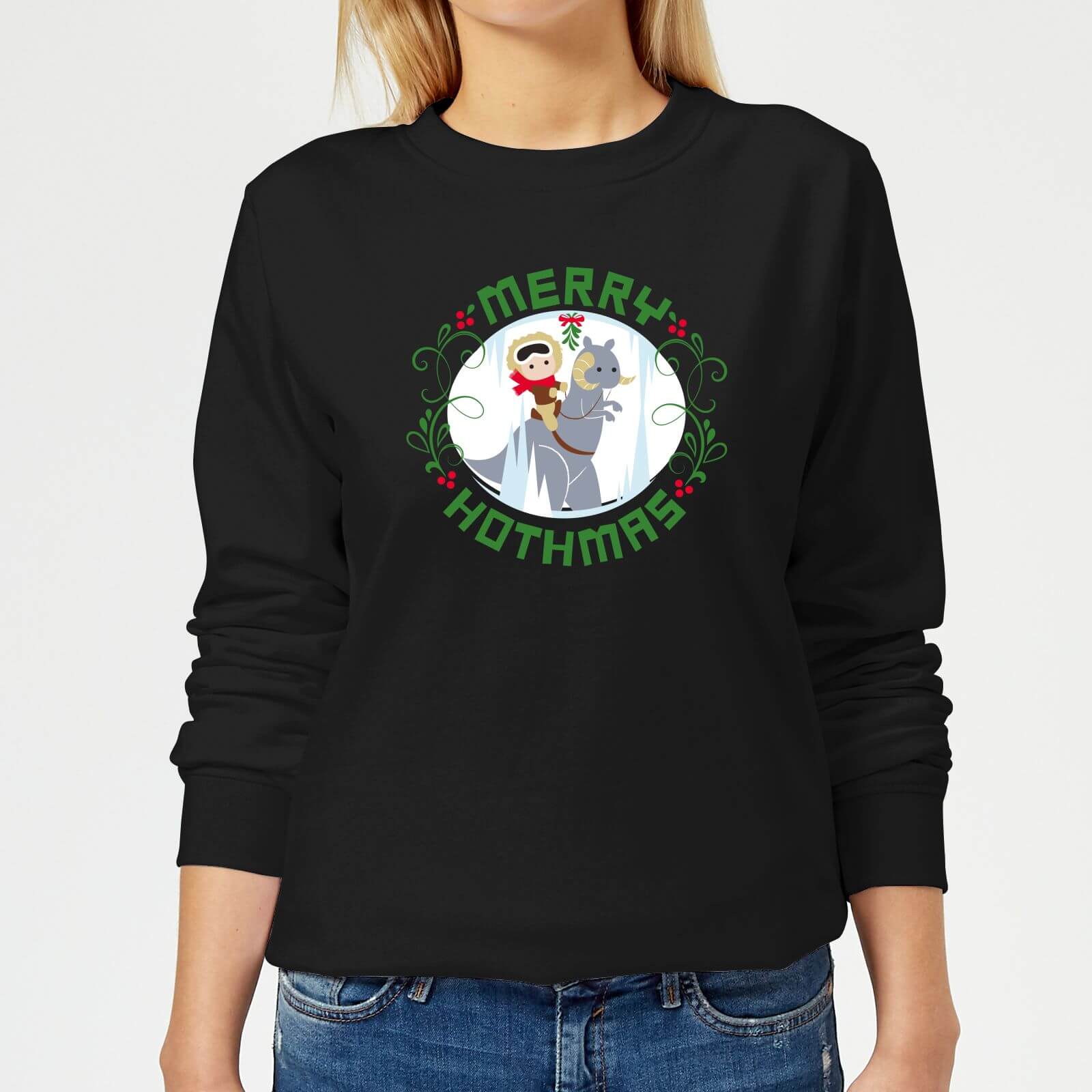 

Star Wars Merry Hothmas Maglione Natalizio Donna - Nero - XL - Nero