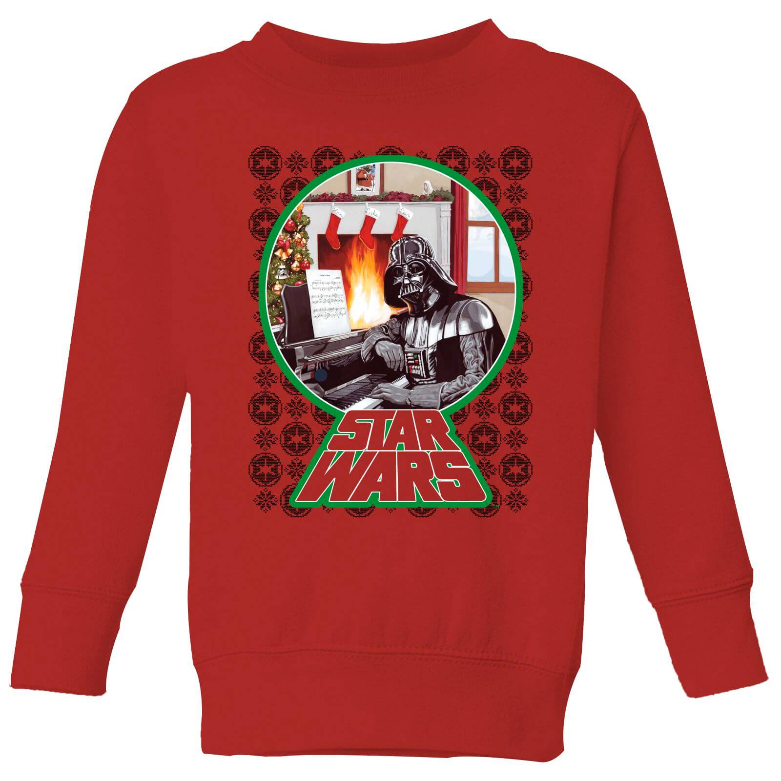 Star Wars A Very Merry Sithmas Kids Christmas Sweatshirt - Red - 11-12 Years
