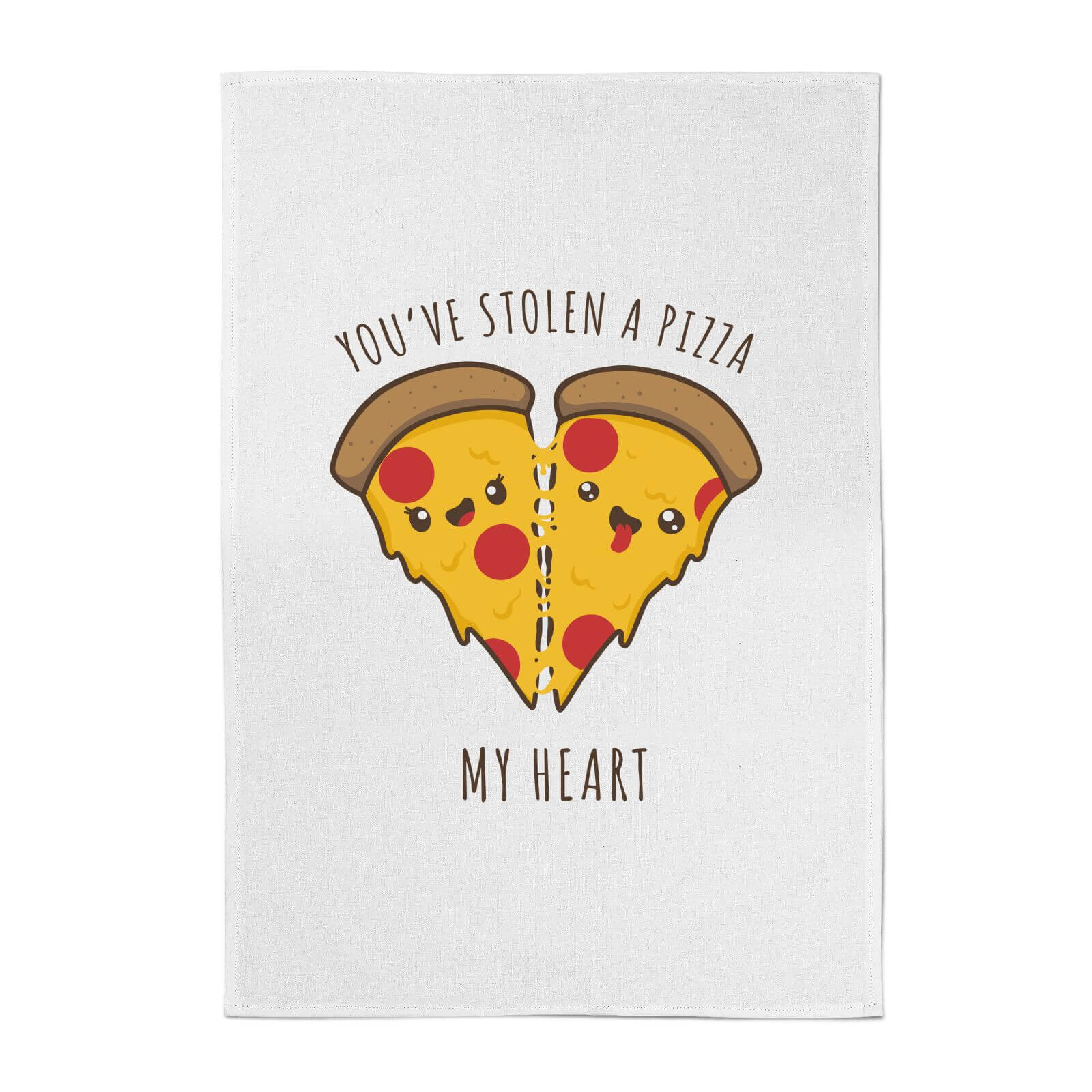 You've Stolen A Pizza My Heart Cotton Tea Towel