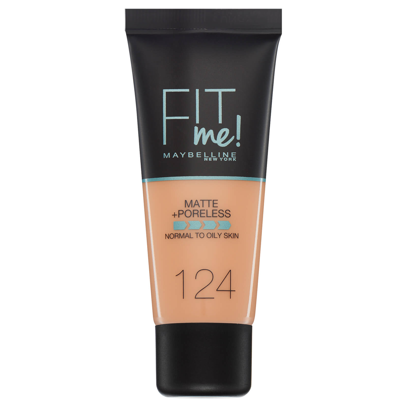 Maybelline Fit Me! Matte and Poreless Foundation 30ml (Various Shades) - 124 Soft Sand