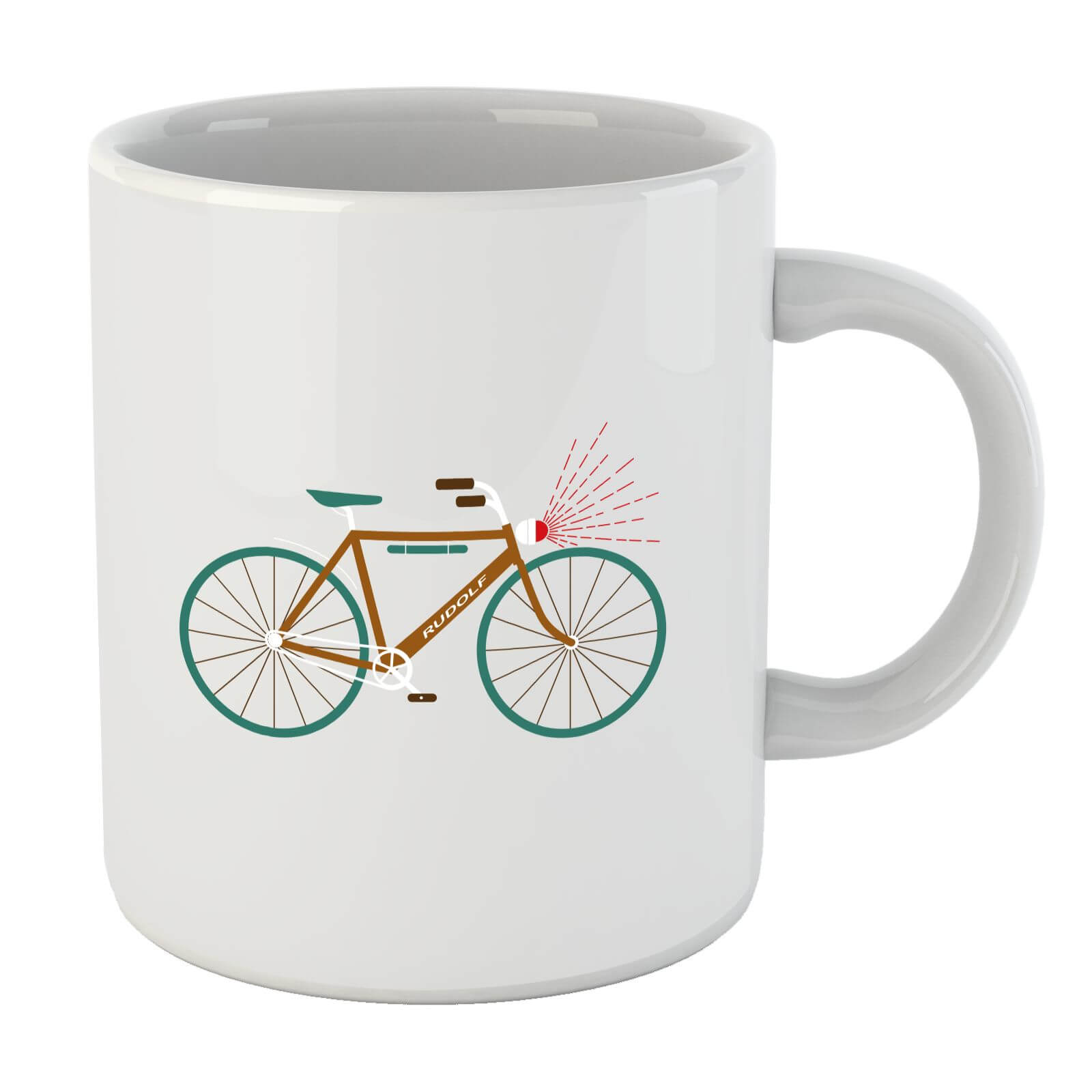 Rudolph Bike Christmas Mug