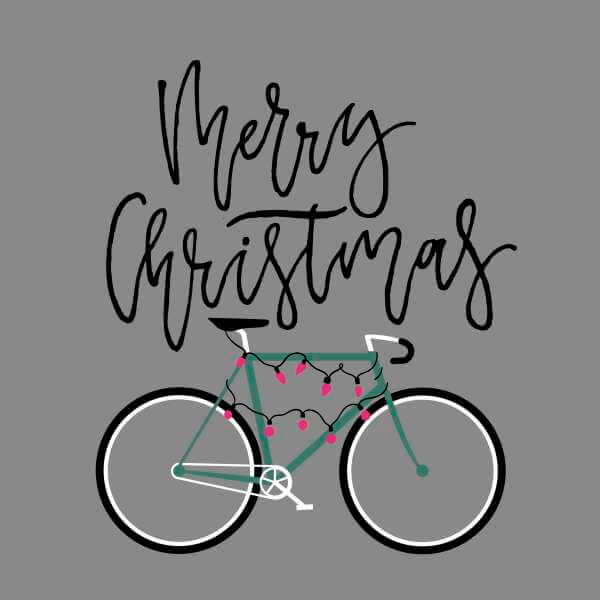 Bike Lights Women's Christmas Sweatshirt - Grey - XS - Grey