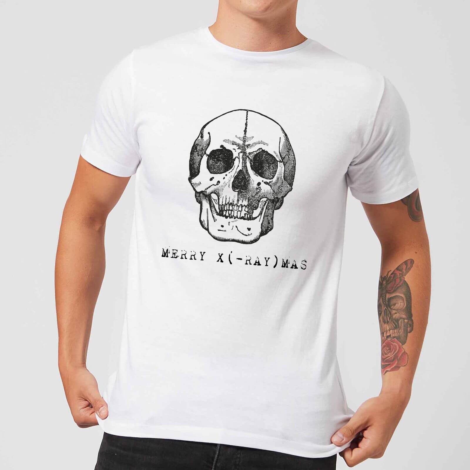 Merry X(-Ray) Mas Men's Christmas T-Shirt - White - XS - White