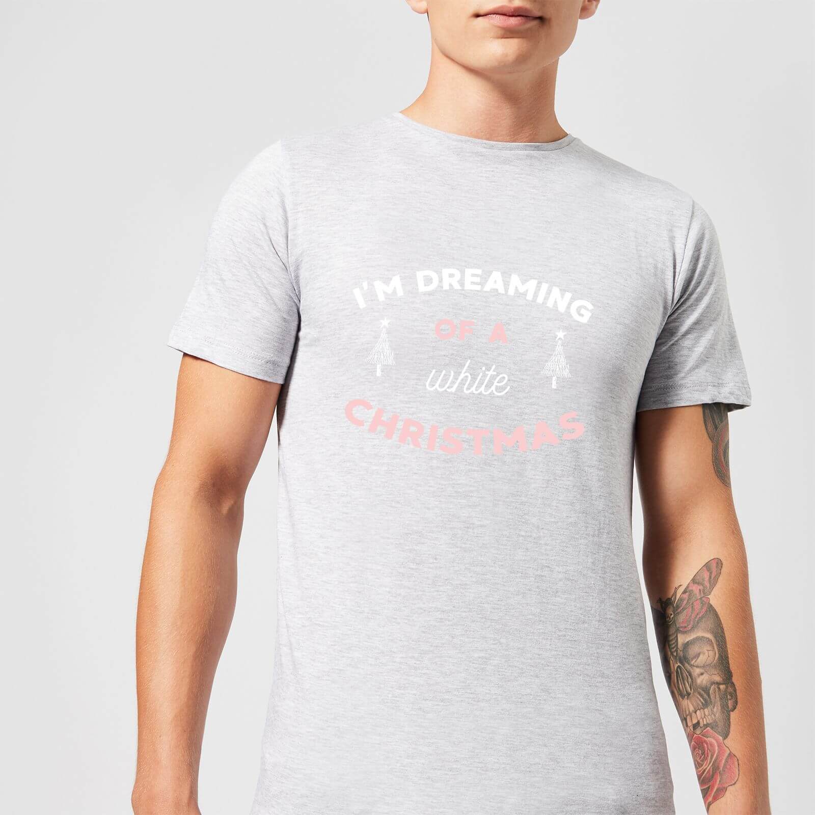 I'm Dreaming Of A White Christmas Men's Christmas T-Shirt - Grey - XS
