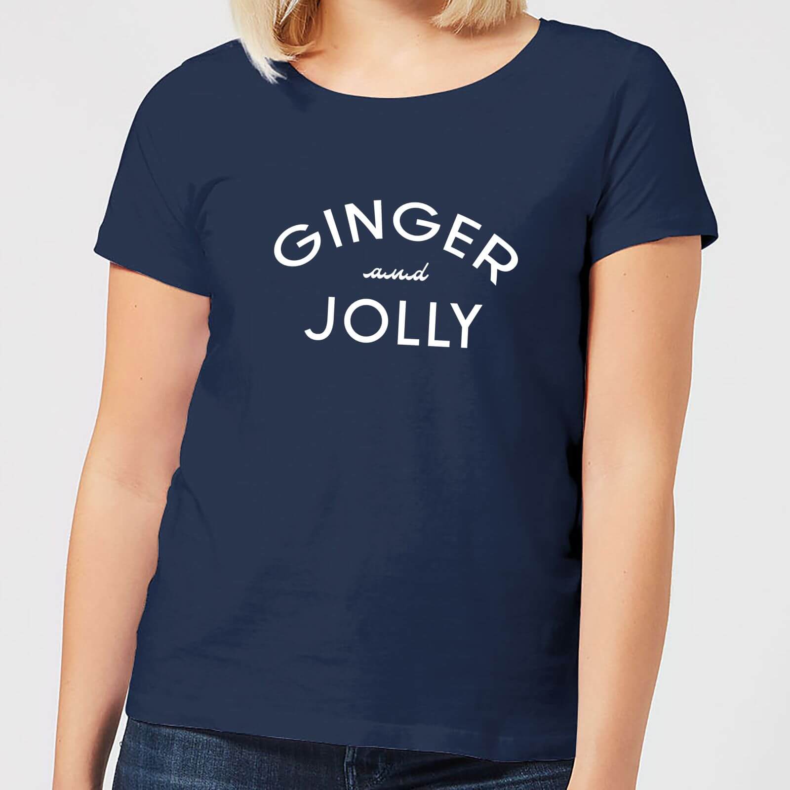 Ginger and Jolly Women's Christmas T-Shirt - Navy - S - Navy