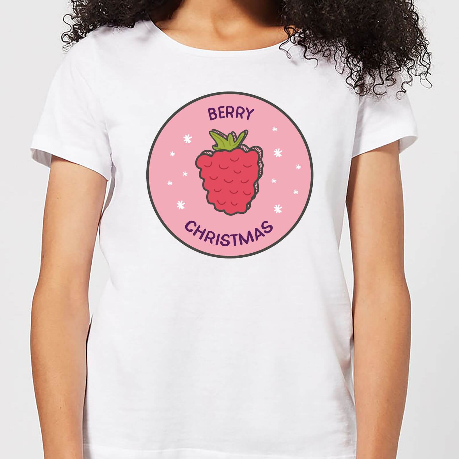 Berry Christmas Women's Christmas T-Shirt - White - S - White