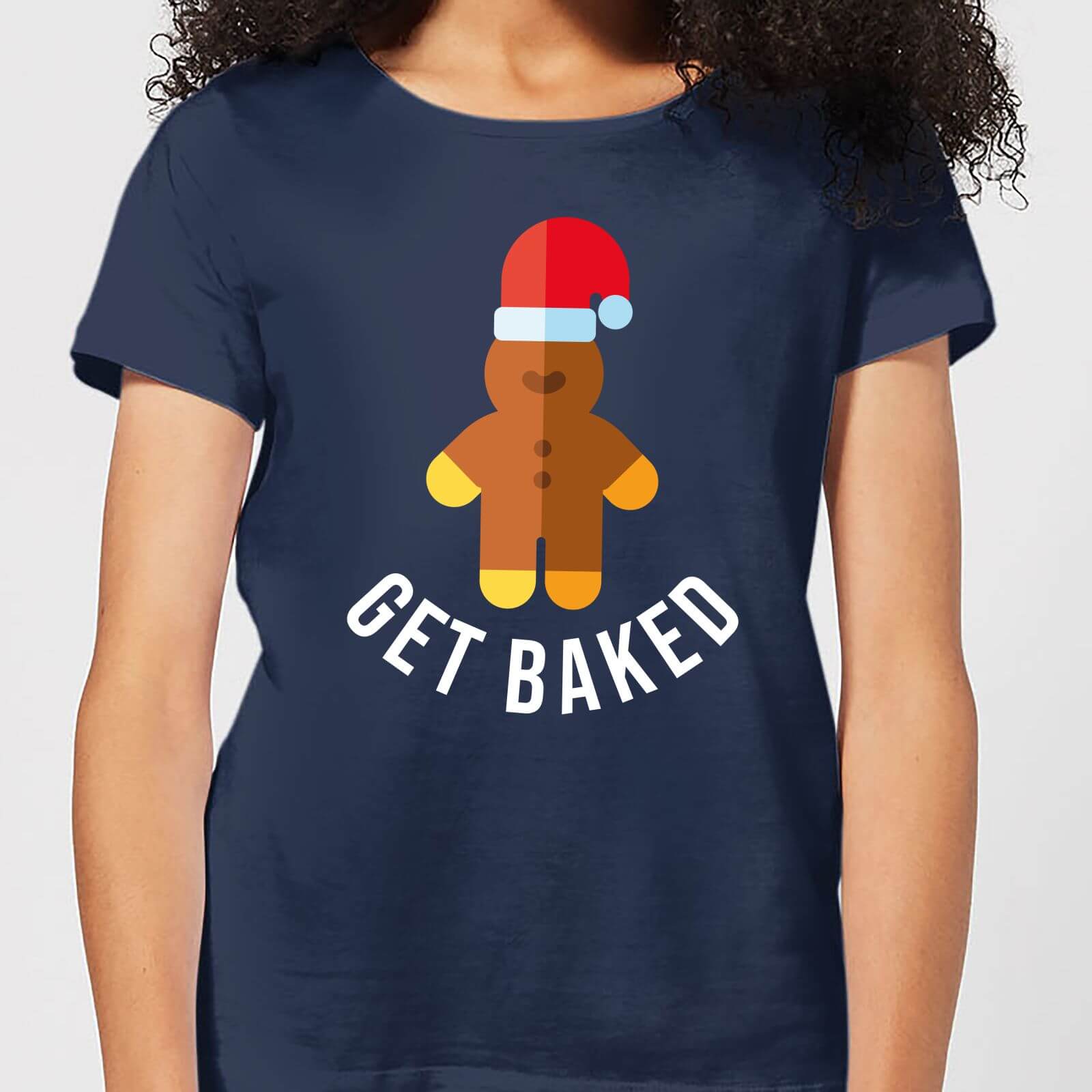 Get Baked Women's Christmas T-Shirt - Navy - S - Navy