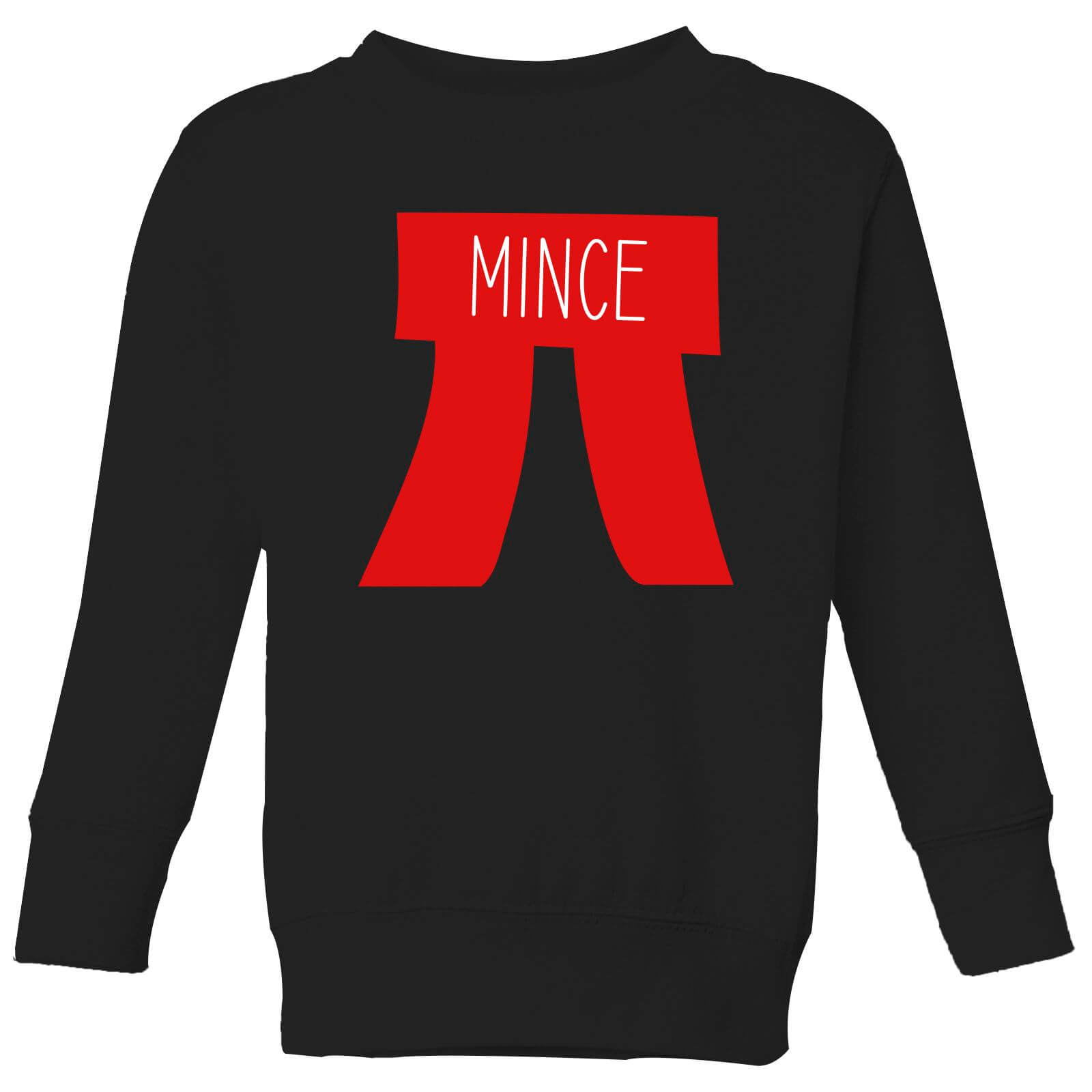 Mince Pi Kids' Christmas Sweatshirt - Black - 5-6 Years