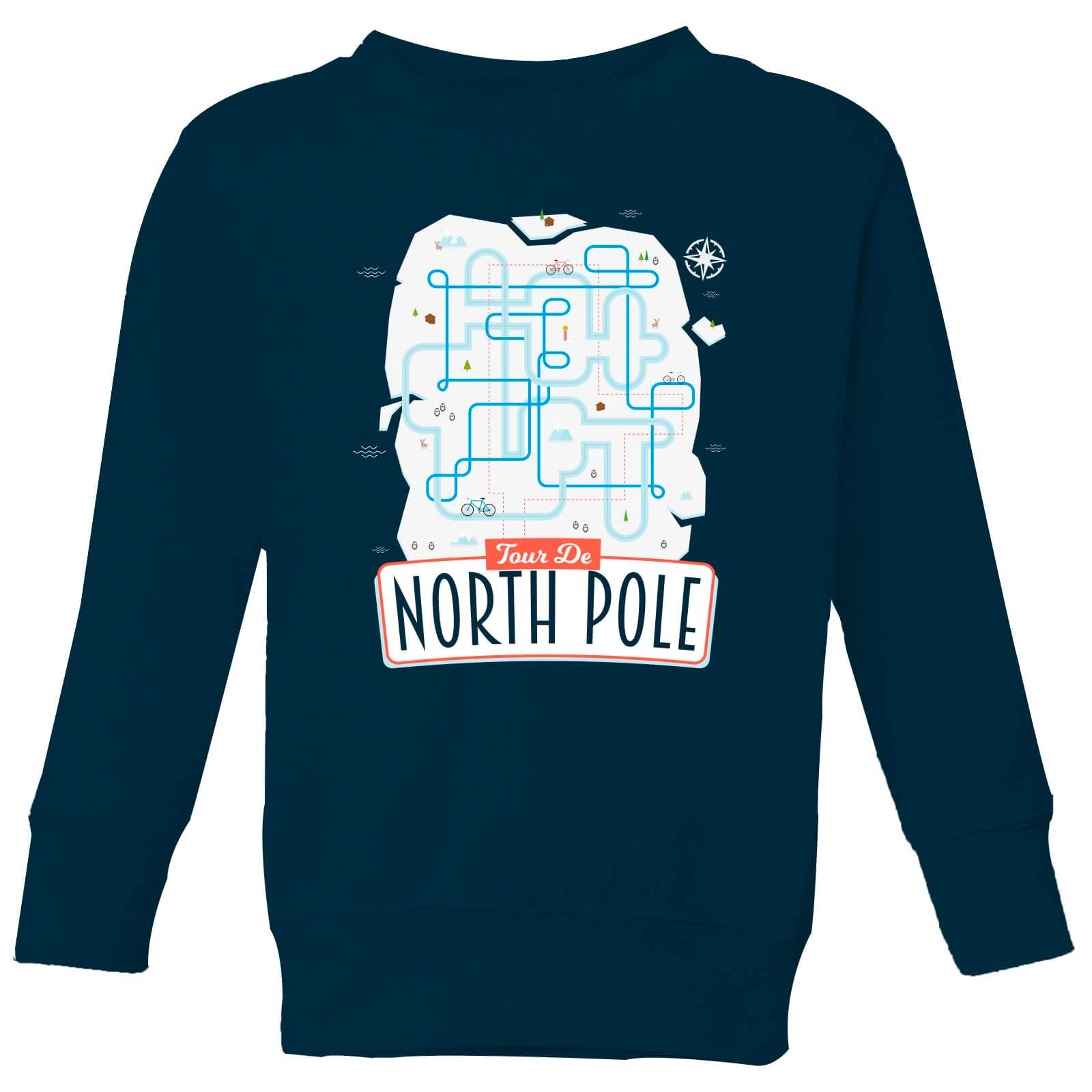 Kids' Christmas Sweatshirt - Navy - 9-10 Years - Navy