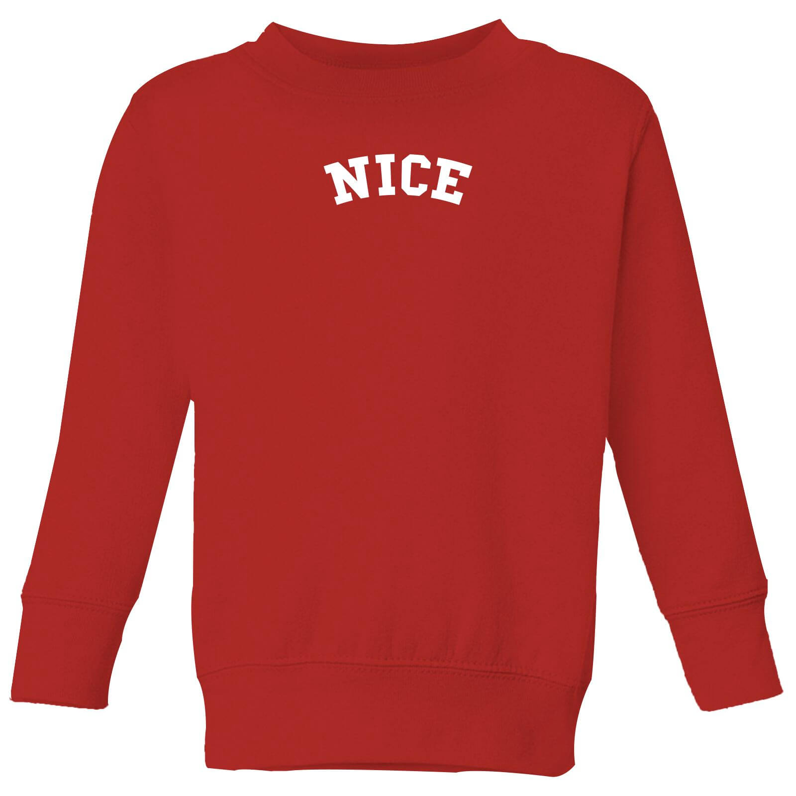 Nice Kids' Christmas Sweatshirt - Red - 3-4 Years