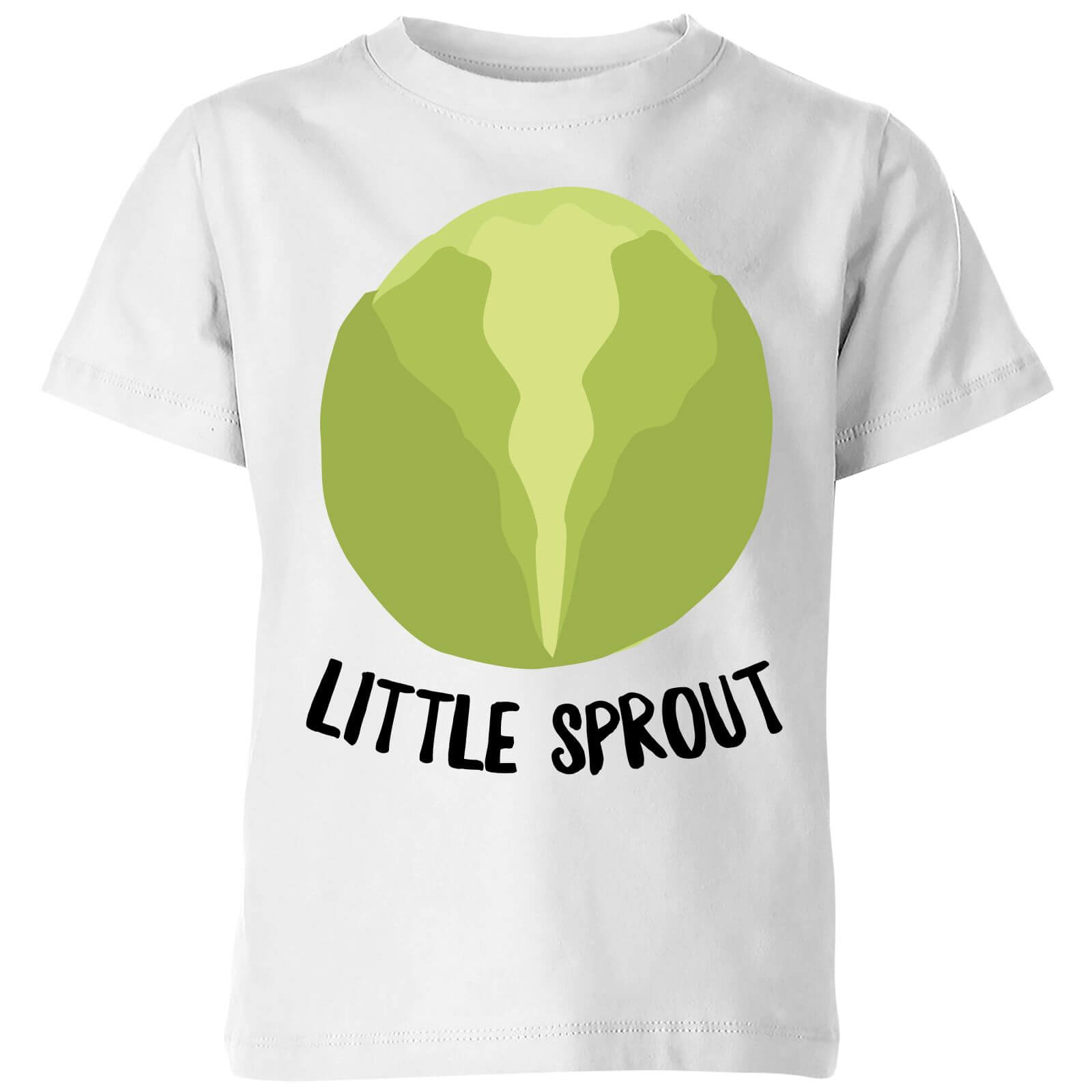 Little Sprout Kids' Christmas T-Shirt - White - 3-4 Years