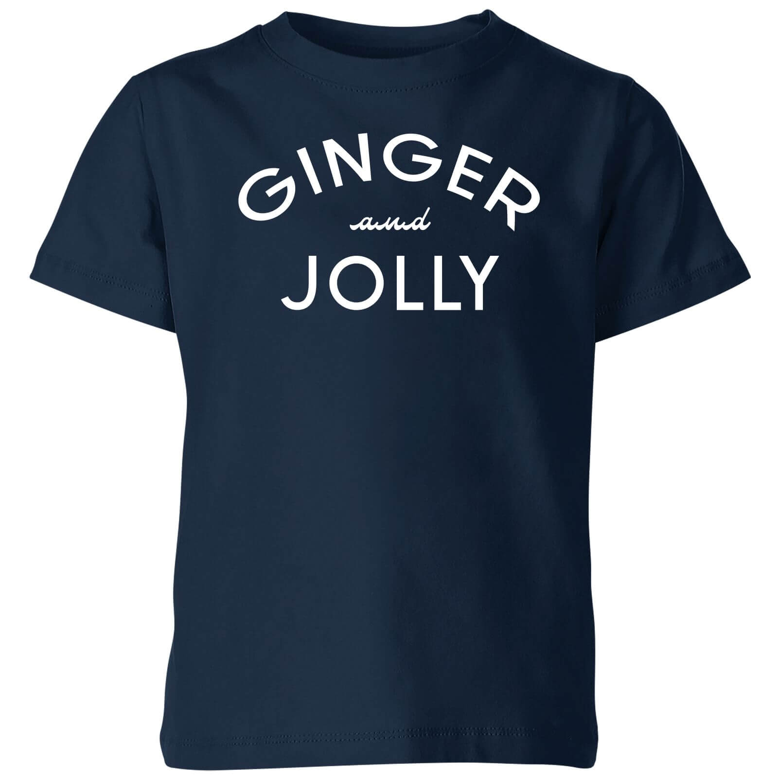 Ginger and Jolly Kids' Christmas T-Shirt - Navy - 3-4 Years - Navy