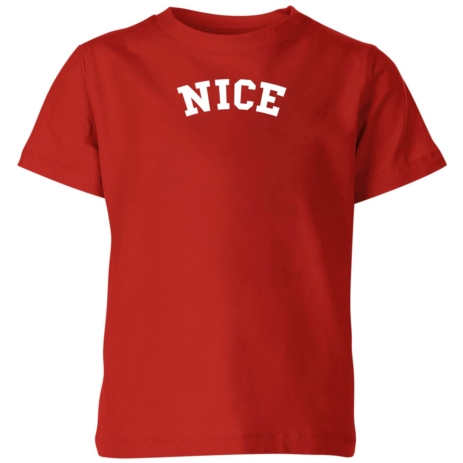 Nice Kids' Christmas T-Shirt - Red - 3-4 Years - Red