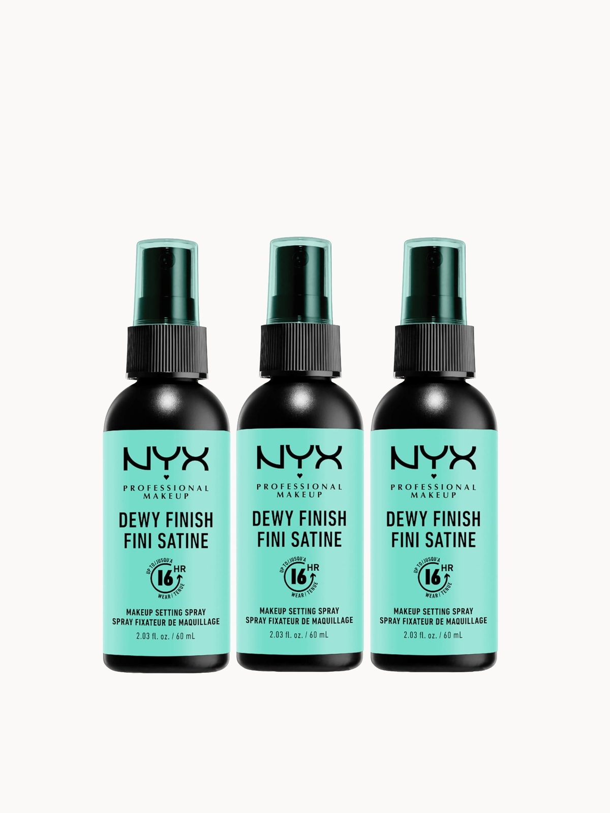 NYX Professional Makeup Dewy Setting Spray Trio