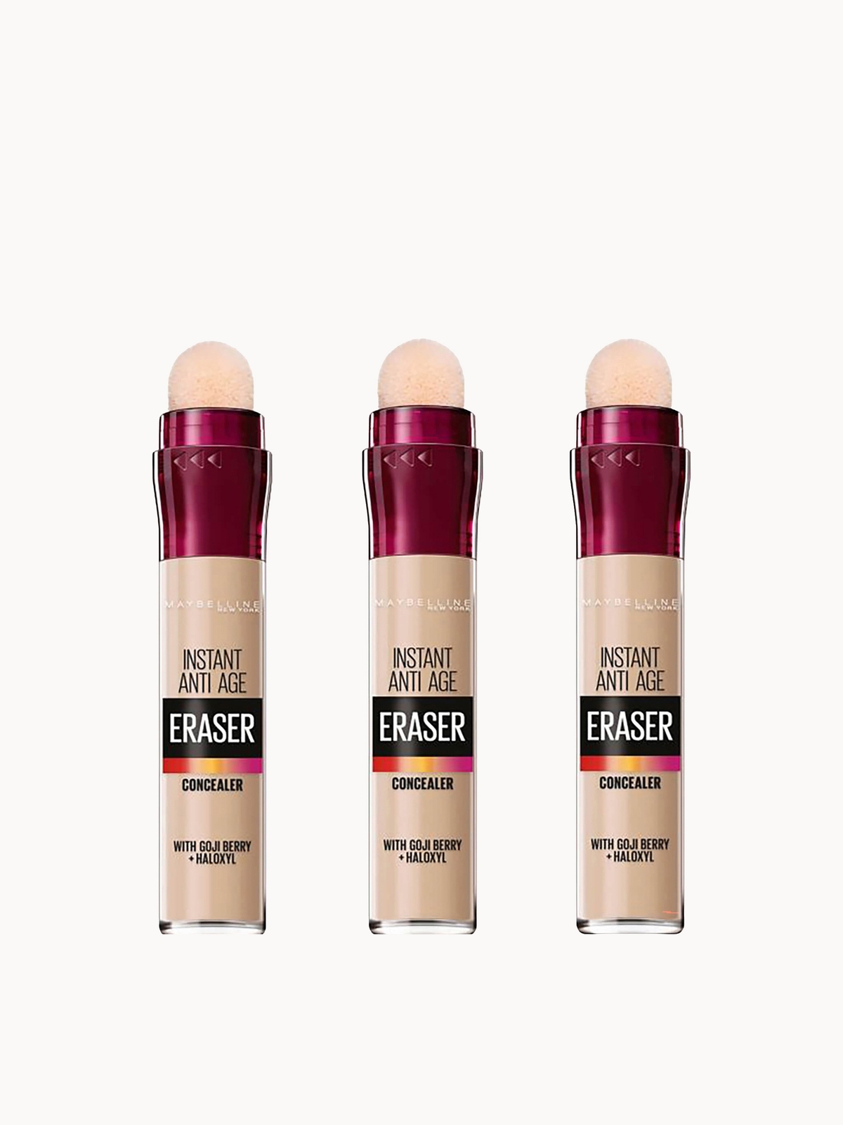 Maybelline Eraser Eye Concealer Light x 3 (Worth £29.97)