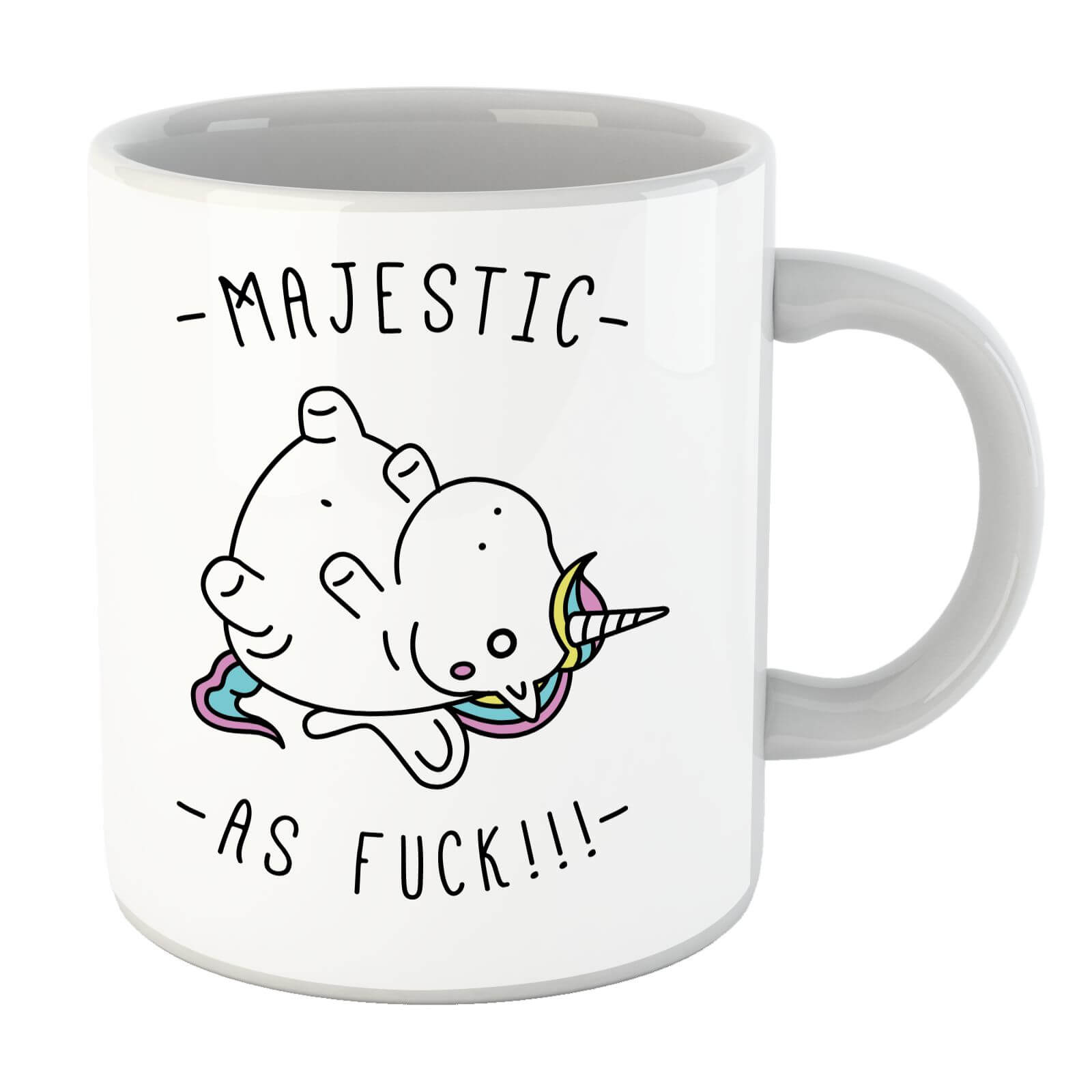 Bad Language Unicorn Majestic As Fuck Mug