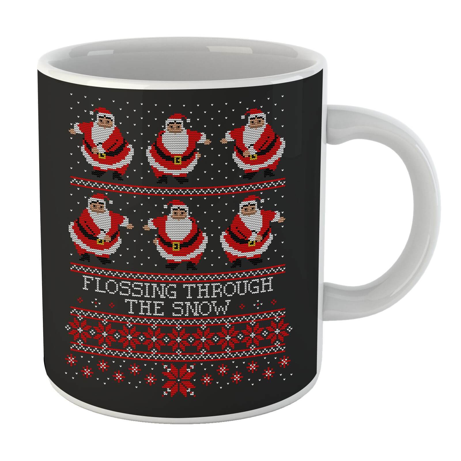 Flossing Through The Snow Mug