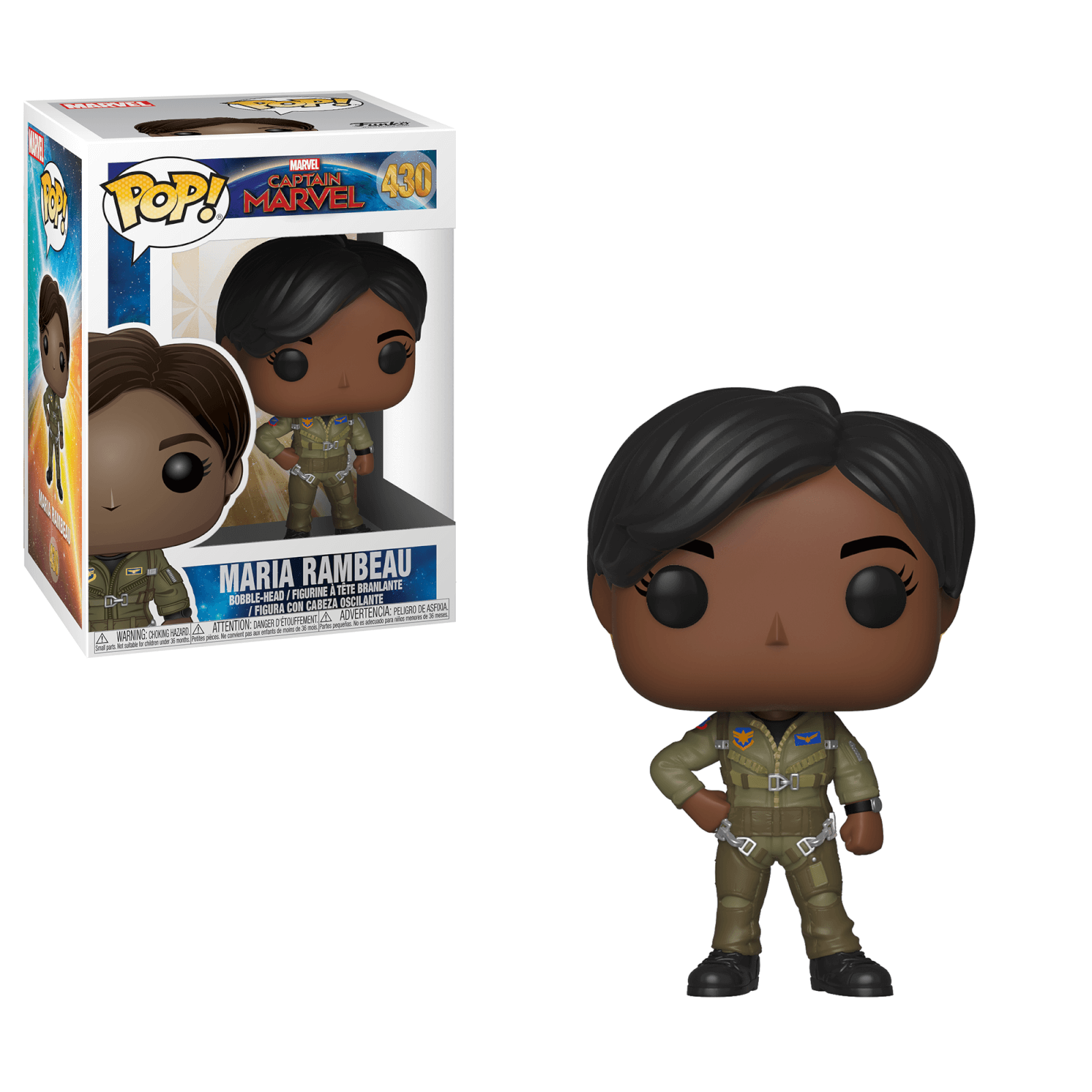 En Oferta Marvel Captain Marvel Maria Rambeau Pop! Vinyl Figure