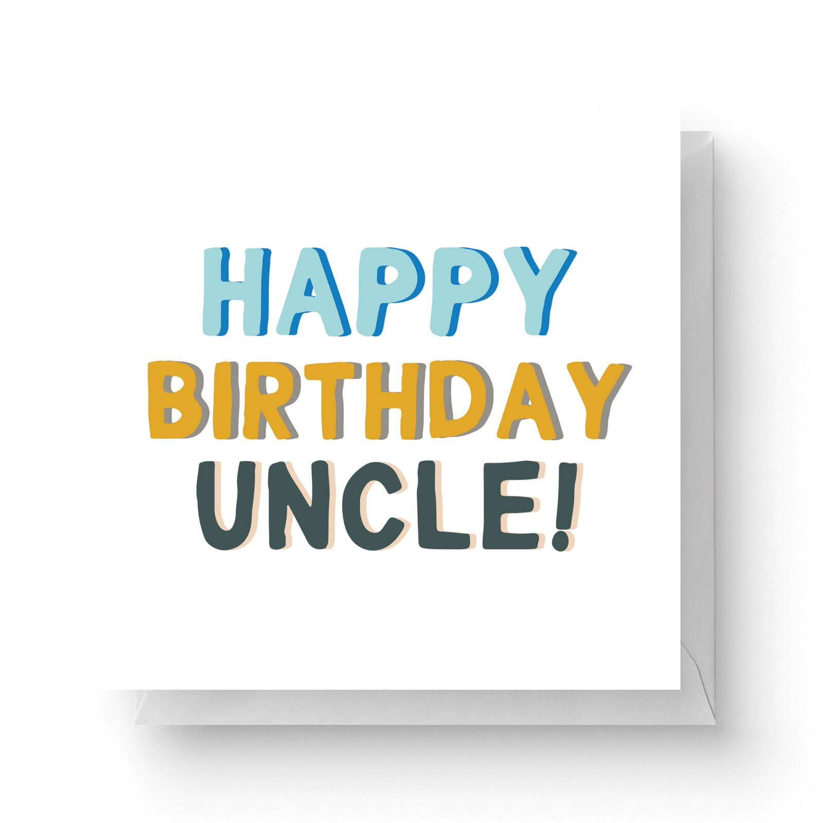 Click to view product details and reviews for Happy Birthday Uncle Square Greetings Card 148cm X 148cm.