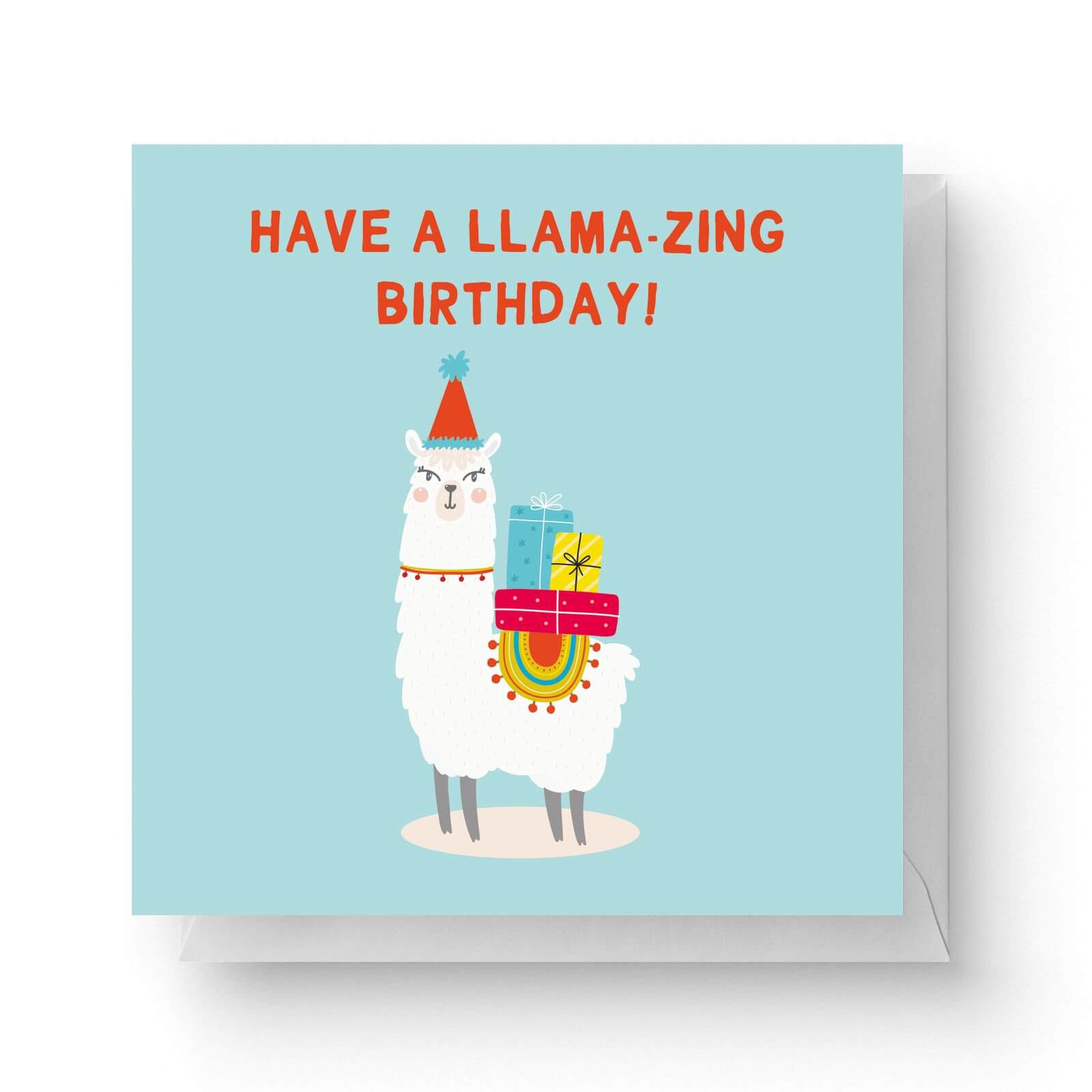 Click to view product details and reviews for Have A Llama Zing Birthday Square Greetings Card 148cm X 148cm.