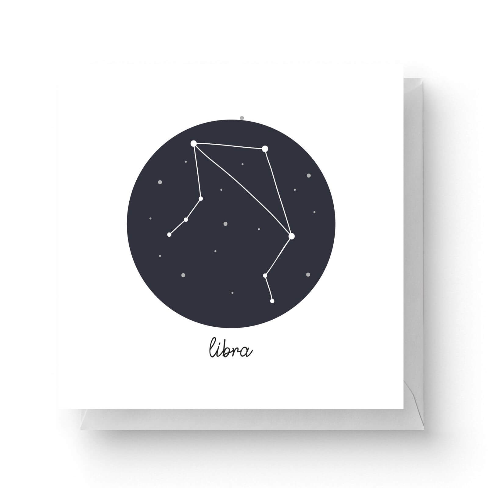 Libra Square Greetings Card (14.8cm x 14.8cm)