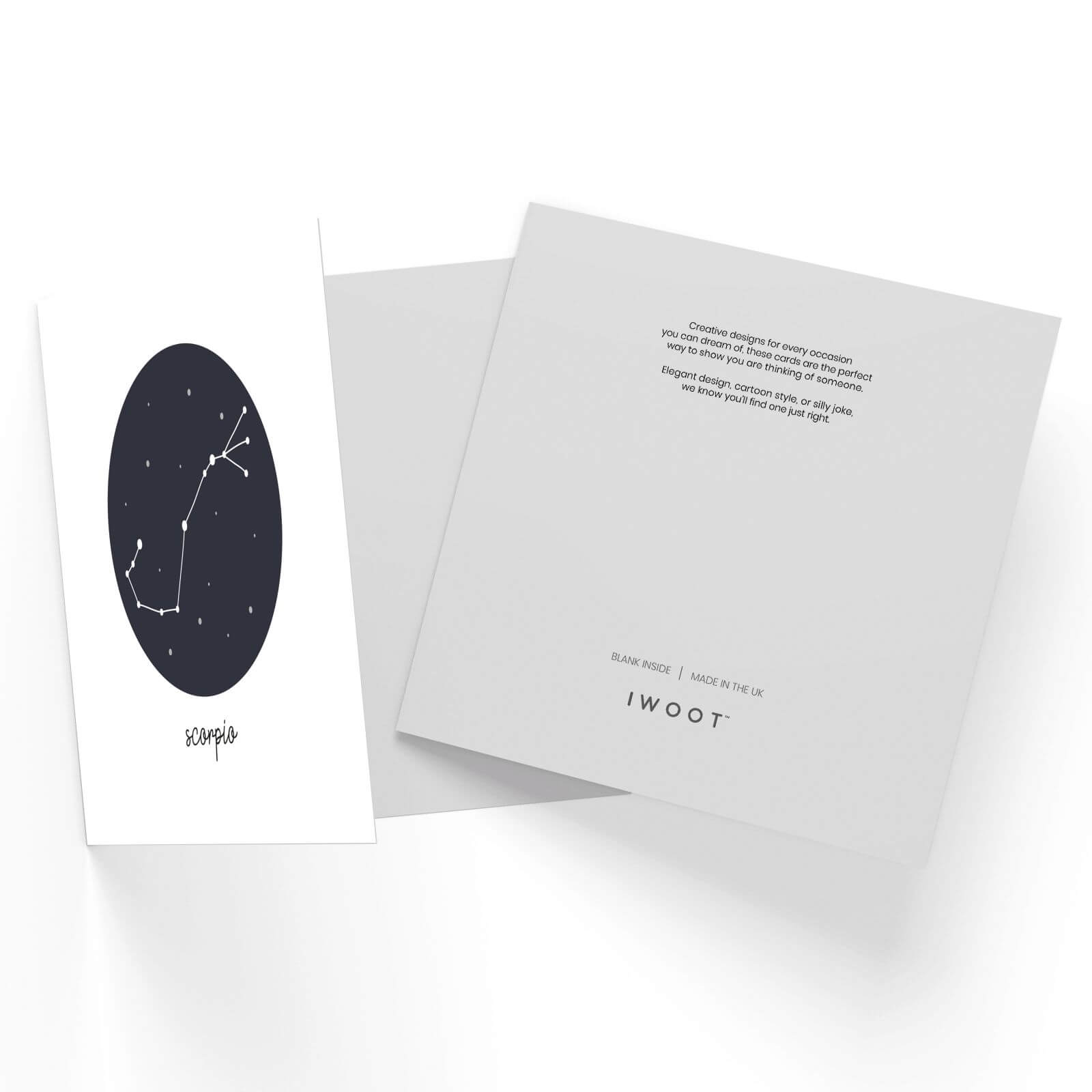 Scorpio Square Greetings Card (14.8cm x 14.8cm)