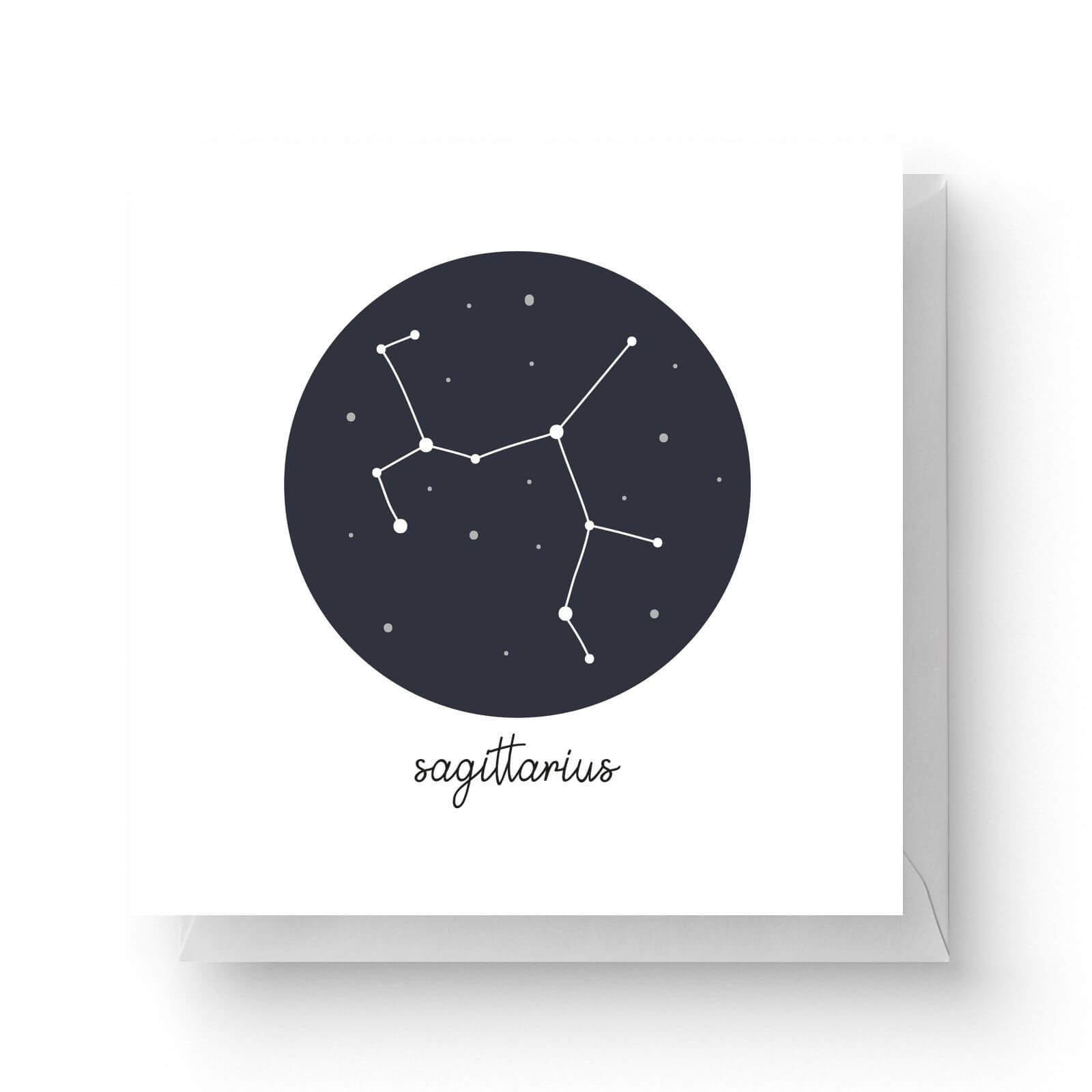 Sagittarius Square Greetings Card (14.8cm x 14.8cm)