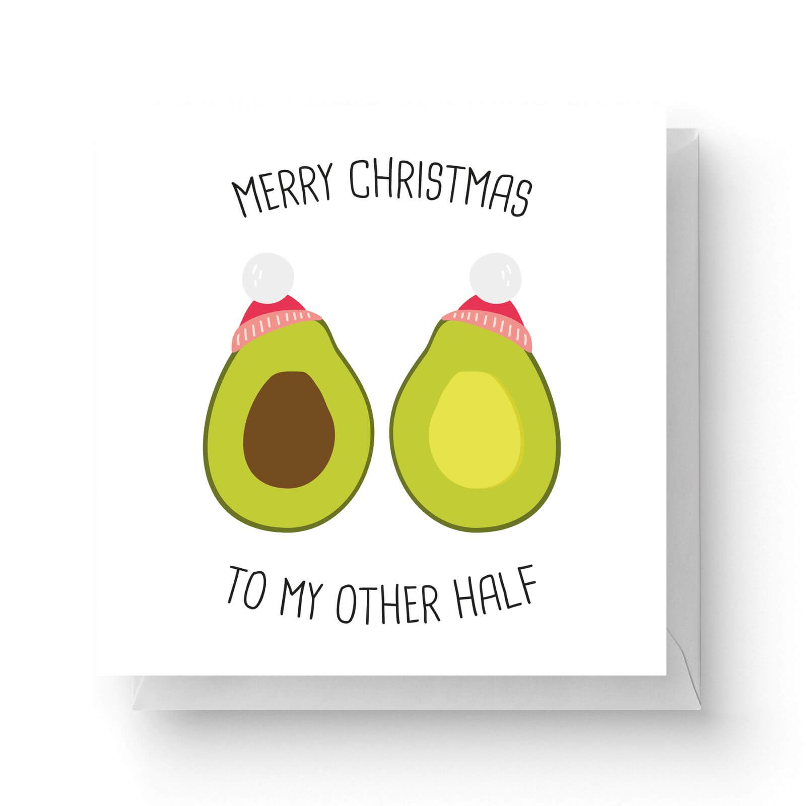 Click to view product details and reviews for Merry Christmas To My Other Half Square Greetings Card 148cm X 148cm.