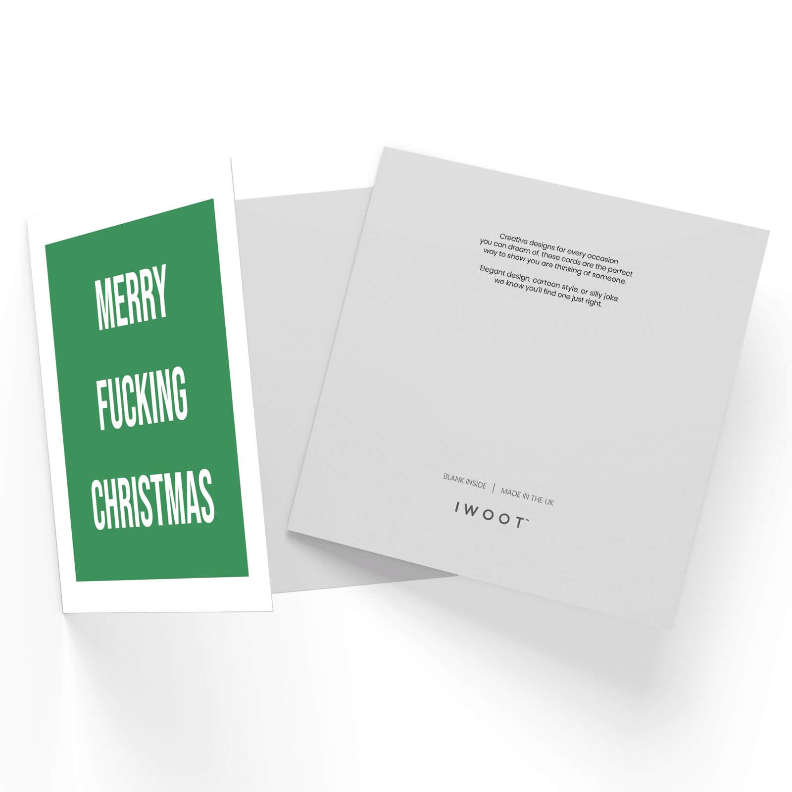 Merry Fucking Christmas Square Greetings Card (14.8cm x 14.8cm)