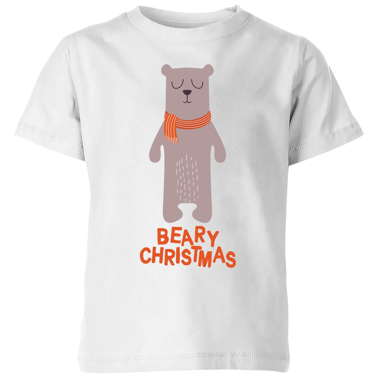 Beary Christmas Kids' T-Shirt - White - 3-4 Years - White