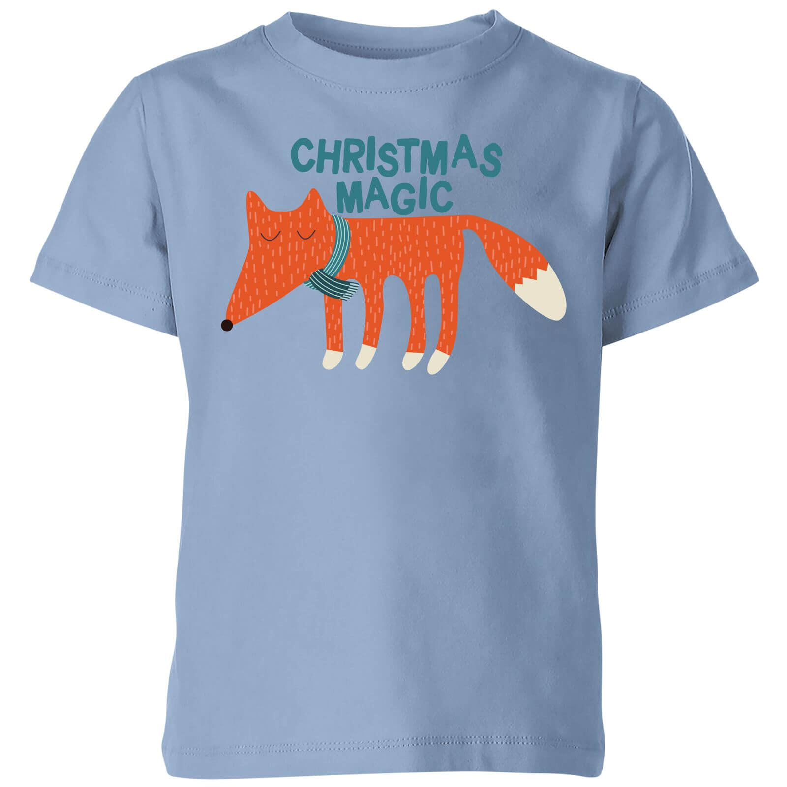 Christmas Magic Kids' T-Shirt - Sky Blue - 3-4 Years - Sky blue