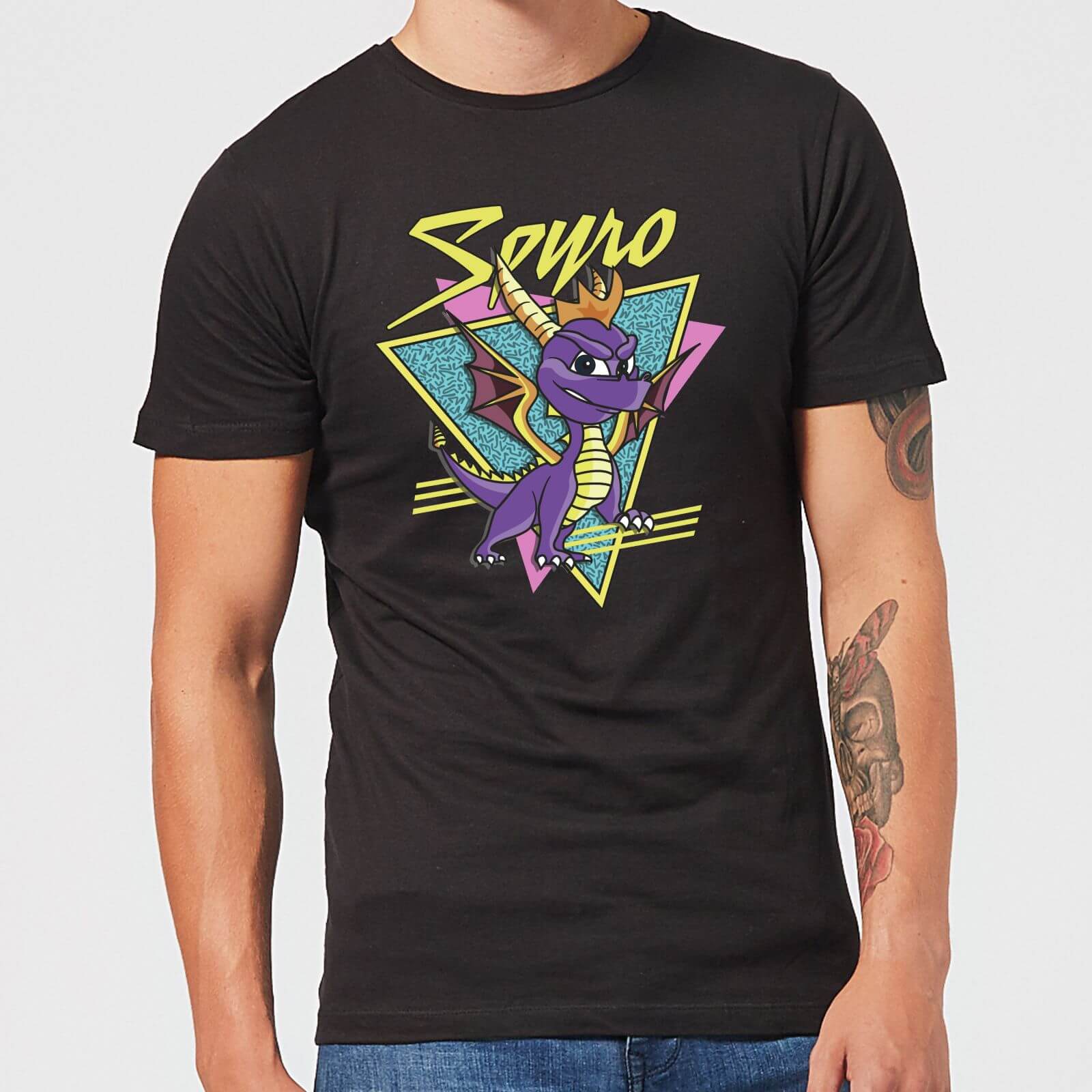 

Spyro Retro Men's T-Shirt - Black - 5XL