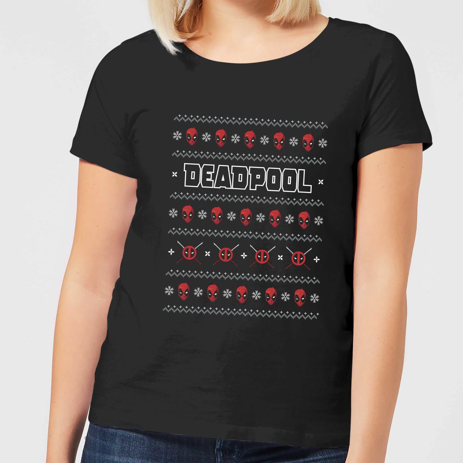 

Marvel Deadpool Women's Christmas T-Shirt - Nero - L - Nero