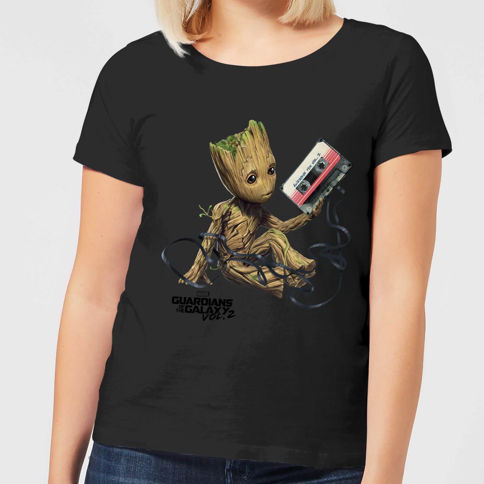 Guardians of the Galaxy T-Shirt Pocket Groot Oberteil Kurzarm Rundhals 